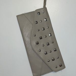 Silver Clutch Purse